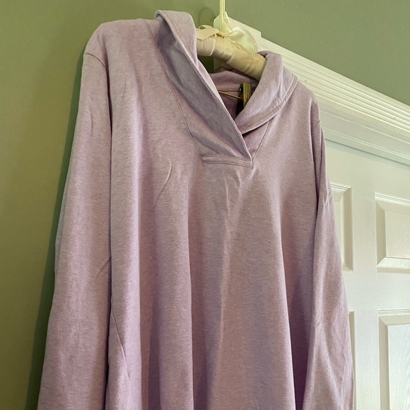 LL Bean Womens Lilac Purple Long Sleeve Sweatshirt - Picture 2 of 4